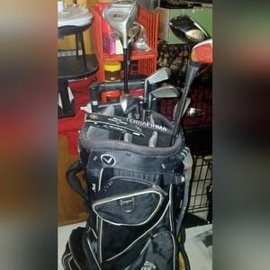Golf Club Set + Stand Bag – Vintage & Modern Mix – Right-Handed